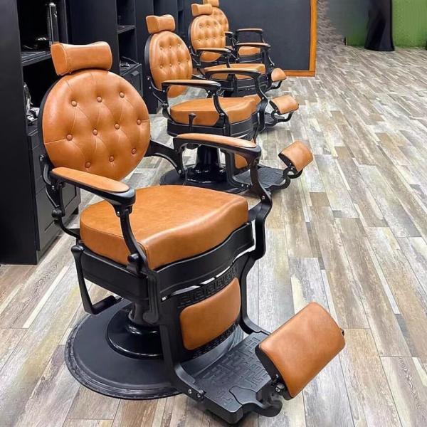 Großhandel B2B Vintage Friseursalon Barber Shop Friseurstuhl schwenkbar Frisierstuhl C